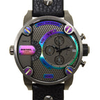 Diesel DZ7270 Badass Chronograph Men's Watch – Anthracite Dial & Black Leather Strap