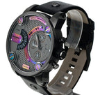Diesel DZ7270 Badass Chronograph Men's Watch – Anthracite Dial & Black Leather Strap