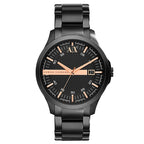 Armani Exchange Hampton AX2150 Men's Chronograph – Black Dial with Black Stainless Steel Bracelet