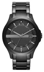 Armani Exchange Hampton AX7101 Men's Watch – Black Dial with Black Stainless Steel Bracelet