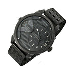 Diesel DZ7316 Mini Daddy Dual Time Men's Watch – Black Dial & Black Stainless Steel Strap