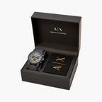 Armani Exchange Outerbanks AX7123 Men's Chronograph Watch – Grey Dial with Grey Silicone Strap