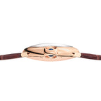 Ballon Bleu de Cartier 36 | 36mm, 18K Rose Gold, Alligator Leather, Silver Dial