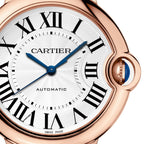 Ballon Bleu de Cartier 36 | 36mm, 18K Rose Gold, Alligator Leather, Silver Dial