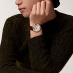 Ballon Bleu de Cartier 36 | 36mm, 18K Rose Gold, Alligator Leather, Silver Dial