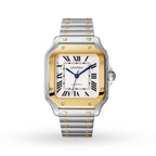 Santos de Cartier | 35mm, Two-Tone Steel & 18K Yellow Gold, Silver Dial