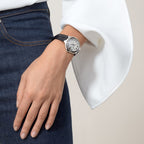 Ballon Bleu de Cartier 33 | 33mm, Steel, Alligator Leather, Silver Dial