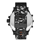 Diesel DZ7311 Big Daddy Chronograph Men's Watch – Black Dial & Black Leather Strap