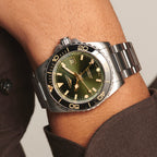 longines HydroConquest GMT 41mm - Green on Bracelet