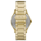 Armani Exchange Hampton AX2415 Men's Chronograph – Gold Dial with Matching Gold-Tone Stainless Steel Bracelet