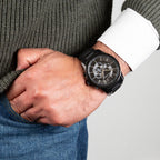 Armani Exchange Drexler AX2601 Men's Chronograph Watch – Black Dial with Black Stainless Steel Strap