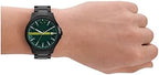 Armani Exchange Hampton AX2407 Men's Watch – Sleek Black Dial with Black Stainless Steel Bracelet