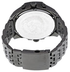 Diesel DZ7372 Uber Chief Chronograph Men's Watch – Black Dial & Grey Stainless Steel Strap