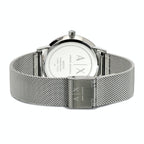 Armani Exchange Cayde AX2714 Men's Chronograph – Black Dial with Silver Mesh Stainless Steel Strap