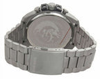 Diesel DZ4501 Mega Chief Chronograph Men's Watch – Silver Dial & Silver Stainless Steel Strap