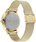 Armani Exchange Cayde AX2715 Men's Chronograph – Black Dial with Gold Mesh Stainless Steel Strap