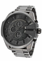 Diesel DZ4282 Mega Chief Chronograph Men's Watch – Grey Dial & Grey Stainless Steel Strap