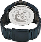 Diesel DZ7414 Daddy 2.0 Chronograph Men's Watch – Grey Dial & Blue Stainless Steel Strap