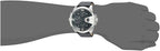 Diesel DZ7376 Uber Chief Oversized 4-Time Men's Watch – Black Dial & Black Leather Strap
