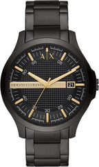 Armani Exchange Hampton AX2413 Men's Chronograph – Black Dial with Black Stainless Steel Strap