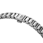 longines Conquest 34mm - White, Mother-of-Pearl w/ Diamonds on Bracelet