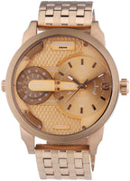 Diesel DZ7318 Mini Daddy Men's Watch – Rose Gold Dial & Rose Gold Stainless Steel Strap