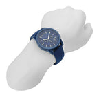 Men's Armani Exchange Outerbanks Chronograph Watch AX1327 – Blue Dial with Blue Silicone Strap