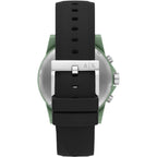 Armani Exchange Outerbanks AX1348 Men's Chronograph Watch – Black Dial with Black Silicone Strap