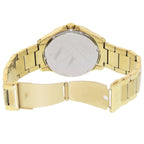 Armani Exchange Hampton AX2122 Men's Chronograph Watch – Black Dial with Gold Stainless Steel Strap