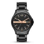 Armani Exchange Hampton AX2150 Men's Chronograph – Black Dial with Black Stainless Steel Bracelet