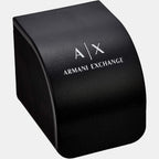 Armani Exchange Hampton AX2164 Men's Chronograph Watch – Black Dial with Black Stainless Steel Strap