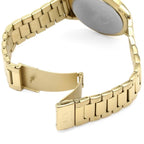 Armani Exchange Cayde AX2707 Men's Analog Watch – Gold Dial with Coordinated Gold Stainless Steel Strap