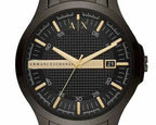 Armani Exchange Hampton AX2413 Men's Chronograph – Black Dial with Black Stainless Steel Strap