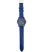 Men's Armani Exchange Outerbanks Chronograph Watch AX1327 – Blue Dial with Blue Silicone Strap