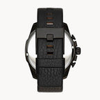 Diesel DZ4323 Mega Chief Chronograph Men's Watch – Black Dial & Black Leather Strap