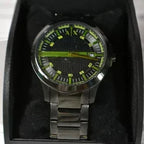 Armani Exchange Hampton AX2407 Men's Watch – Sleek Black Dial with Black Stainless Steel Bracelet