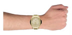 Armani Exchange Hampton AX2415 Men's Chronograph – Gold Dial with Matching Gold-Tone Stainless Steel Bracelet