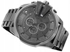Diesel DZ4282 Mega Chief Chronograph Men's Watch – Grey Dial & Grey Stainless Steel Strap