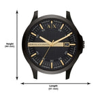 Armani Exchange Hampton AX2413 Men's Chronograph – Black Dial with Black Stainless Steel Strap