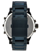 Diesel DZ7414 Daddy 2.0 Chronograph Men's Watch – Grey Dial & Blue Stainless Steel Strap