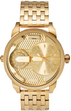 Diesel DZ7306 Mini Daddy Chronograph Men's Watch – Gold Dial & Gold Stainless Steel Strap