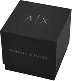Armani Exchange Cayde AX2722 Men's Analog Watch – Grey Dial with Matching Grey Stainless Steel Strap