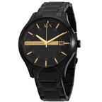 Armani Exchange Hampton AX2413 Men's Chronograph – Black Dial with Black Stainless Steel Strap
