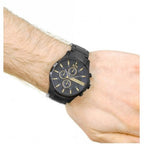 Armani Exchange Hampton AX2164 Men's Chronograph Watch – Black Dial with Black Stainless Steel Strap