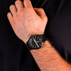 Armani Exchange Hampton AX2413 Men's Chronograph – Black Dial with Black Stainless Steel Strap