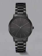 Armani Exchange Cayde AX2701 Men's Analog Watch – Black Dial with Black Stainless Steel Strap