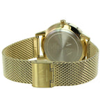 Armani Exchange Cayde AX2715 Men's Chronograph – Black Dial with Gold Mesh Stainless Steel Strap