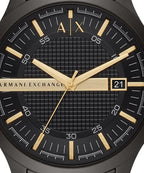 Armani Exchange Hampton AX2413 Men's Chronograph – Black Dial with Black Stainless Steel Strap