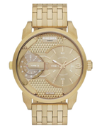 Diesel DZ7306 Mini Daddy Chronograph Men's Watch – Gold Dial & Gold Stainless Steel Strap