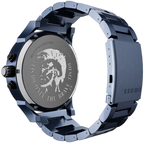 Diesel DZ7414 Daddy 2.0 Chronograph Men's Watch – Grey Dial & Blue Stainless Steel Strap